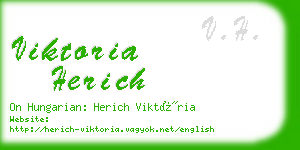 viktoria herich business card